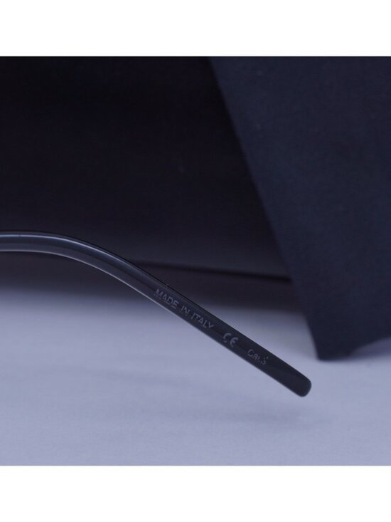 Saint Laurent SL410 WIRE 004 Square Sunglasses - Silver / Grey main image 6